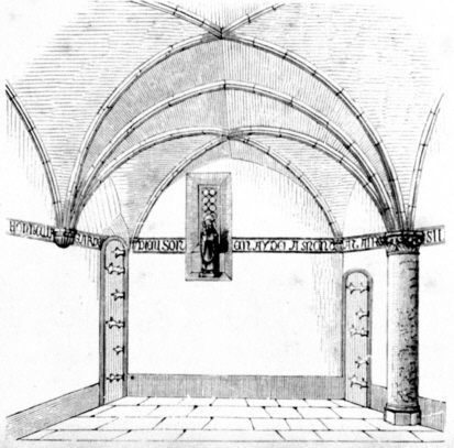 dessin de la salle des gardes