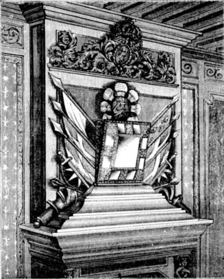 Cheminée de chambre du roi Henri IV