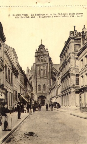 La Basilique et la rue St-Andr avant guerre