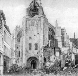 la Basilique en 1918