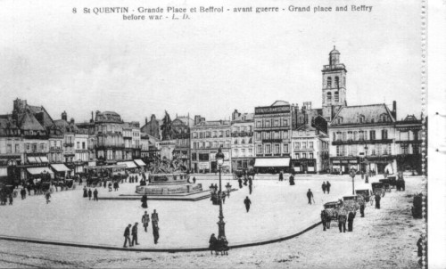 Grand Place et Beffroi avant guerre